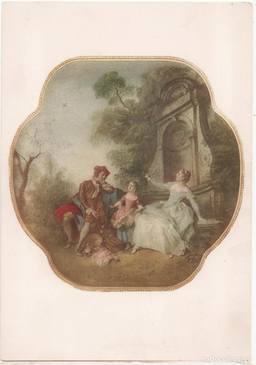 Postales: NICOLAS LANCRET-LOUVRE-sin circular- - Foto 1