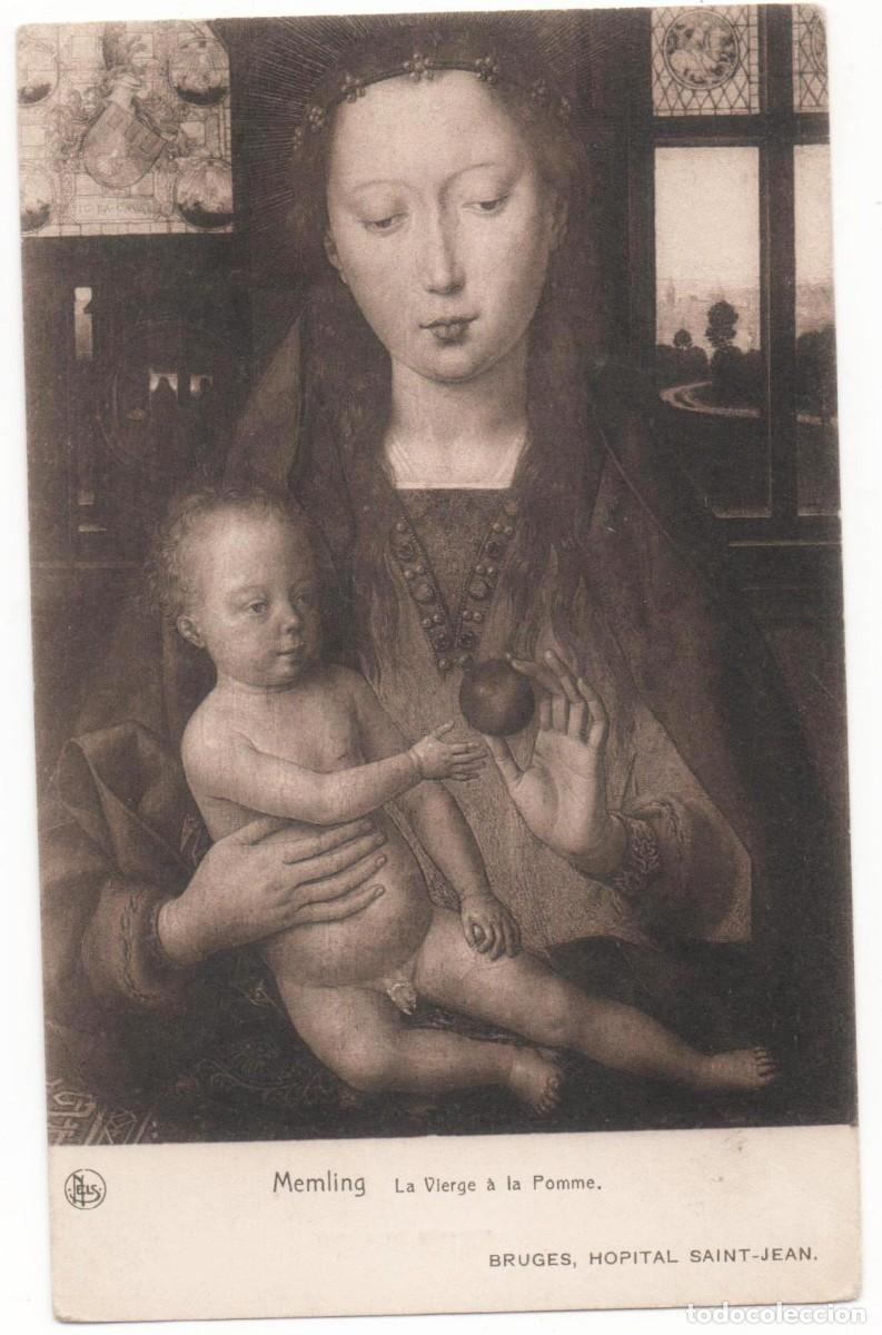 Postais: Postal principios del XX-Hospital de San Juan.-Brujas-Memling--sin circular-