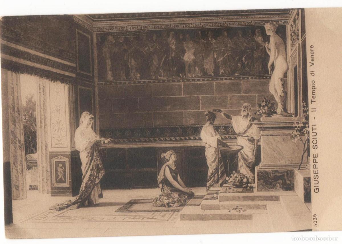 Cartoline: Postal principios del XX-Guiseppe Sciuti--sin circular-