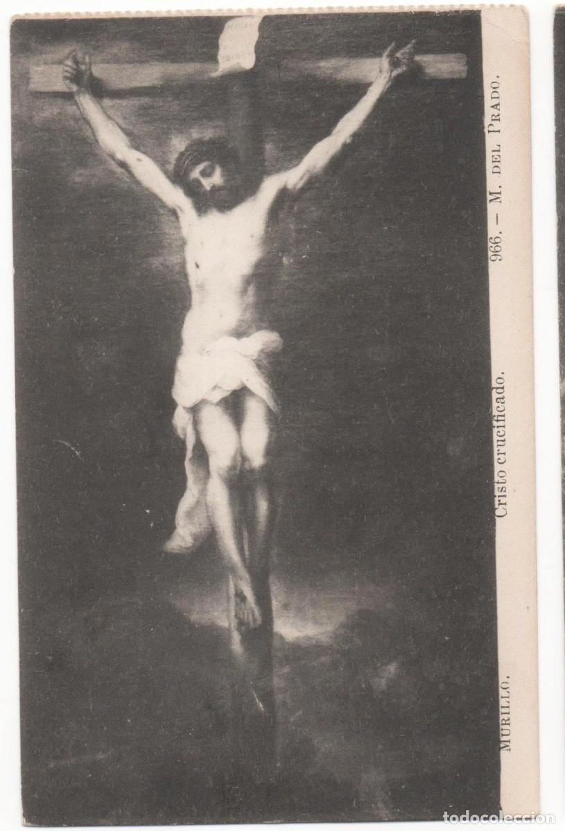 Postales: Postal principios del XX-Museo del Prado-Murillo-sin circular- - Foto 1