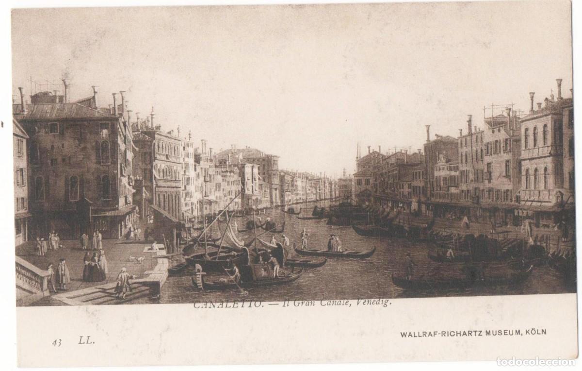 Cartes Postales: Postal principios del XX-Museo de Colonia-Canaleto -sin circular-