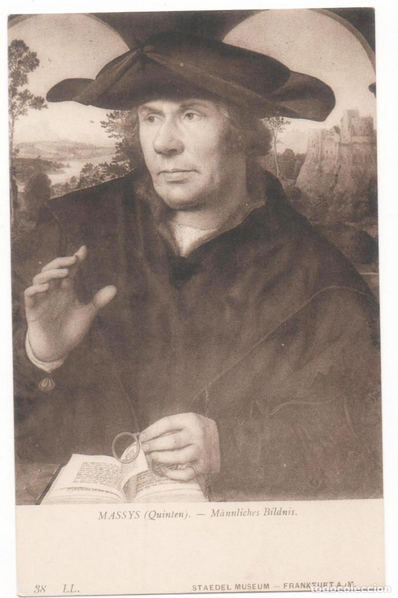 Cartes Postales: Postal principios del XX-Museo Staedel- Framfurt-Massys -sin circular-