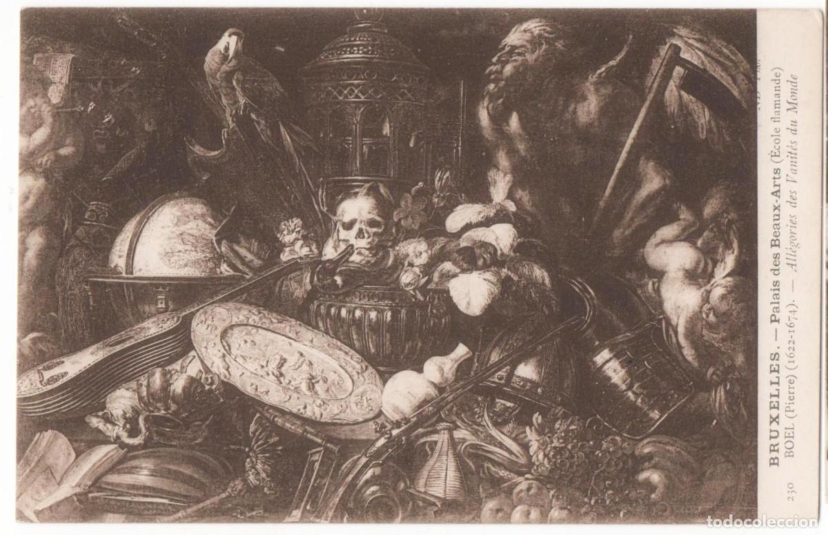 Cartes Postales: Postal principios del XX-Museo de Bruxelas-Boel-sin circular-