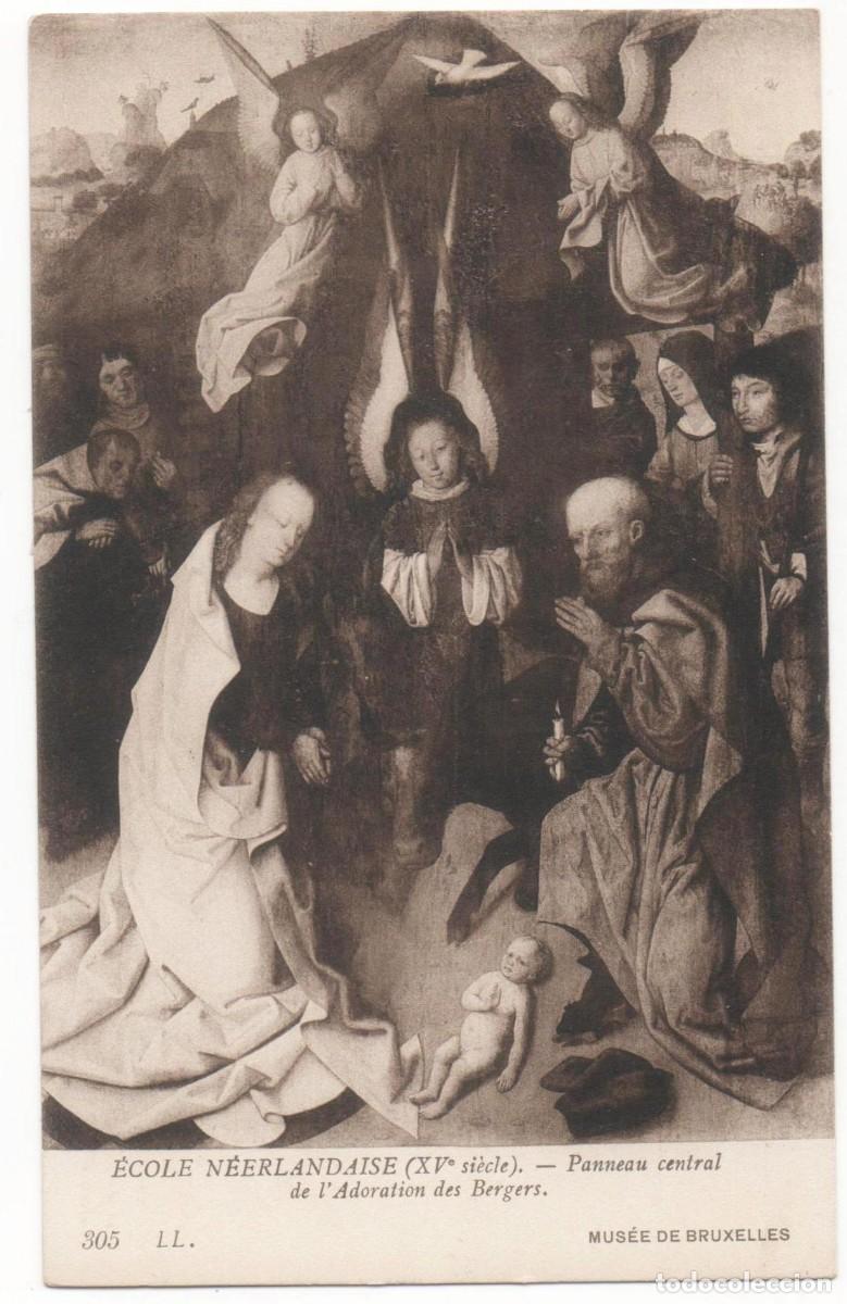Postais: Postal principios del XX-Museo de Bruxelas-Escuela Holandesa-sin circular-