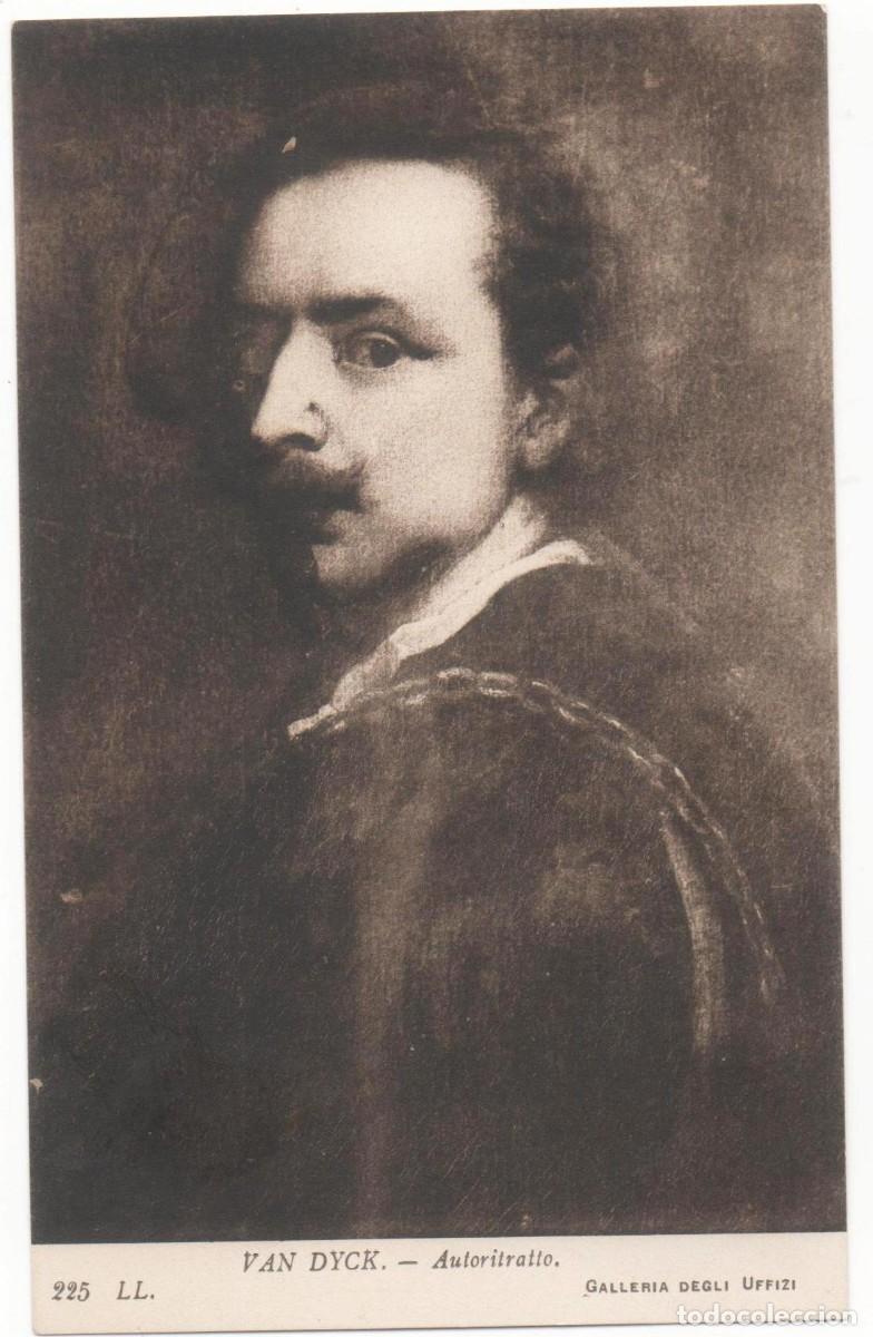 Postais: Postal principios del XX-Galer&iacute;a Uffizi- Van Dyck-sin circular-