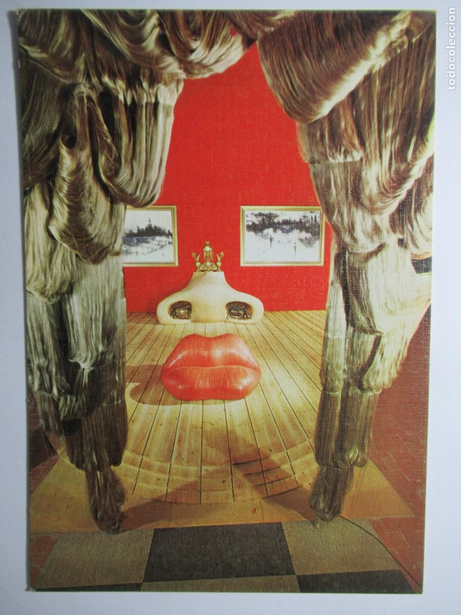 Postales: Teatro Mauseo Dal&iacute; Figueres - La cara de Mae West - Foto 1