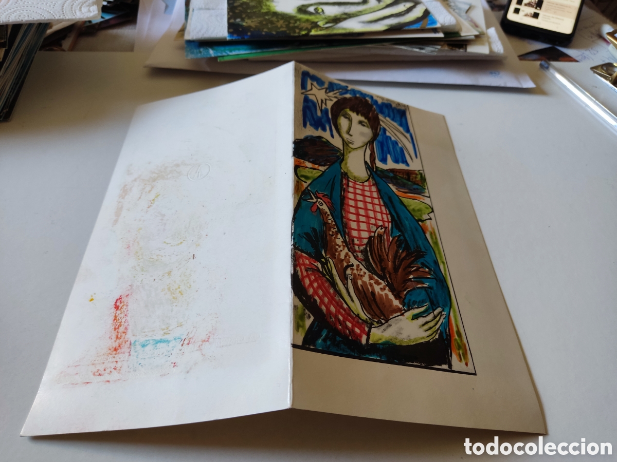 Postales: Postal dibujo de Mar&iacute;a Jes&uacute;s De Sola