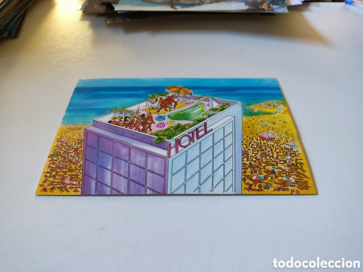 Postales: Postal dibujo humor ..