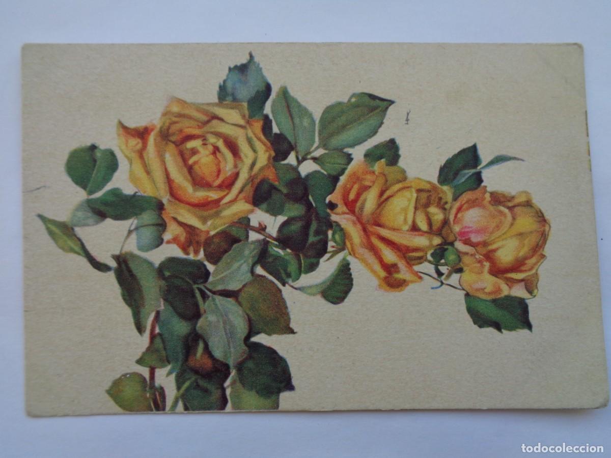 Postales: PRECIOSA POSTAL CON DIBUJO DE RAMO DE ROSAS . ITALIANA DE PRINCIPIOS DE SIGLO