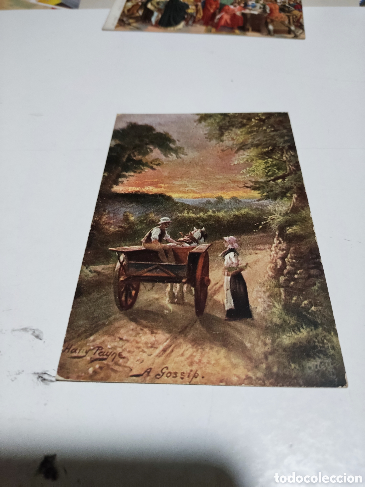 Postales: Postal antigua Arte dibujo