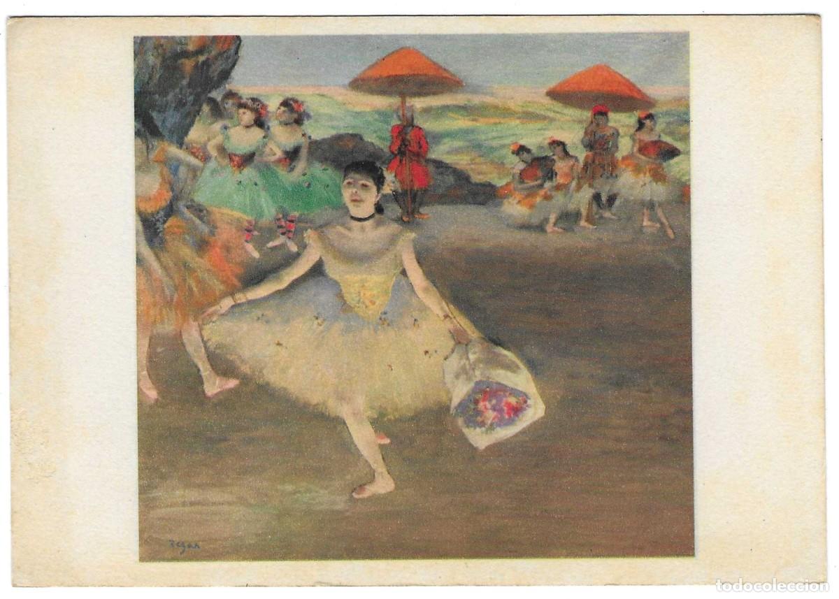 Postales: Postal Pintura. Danseur Saluant. E. Degas. 7-arte98