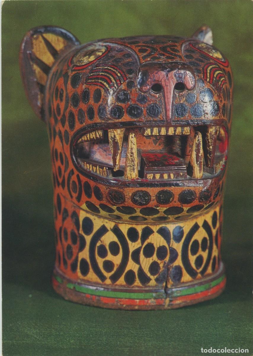 Postales: N&ordm; 9-147-MADRID. Museo de Am&eacute;rica. Kero. Arte inca. Per&uacute;. Sin circular. ED. FOTOCOLOR E. DOM&Iacute;NGUEZ