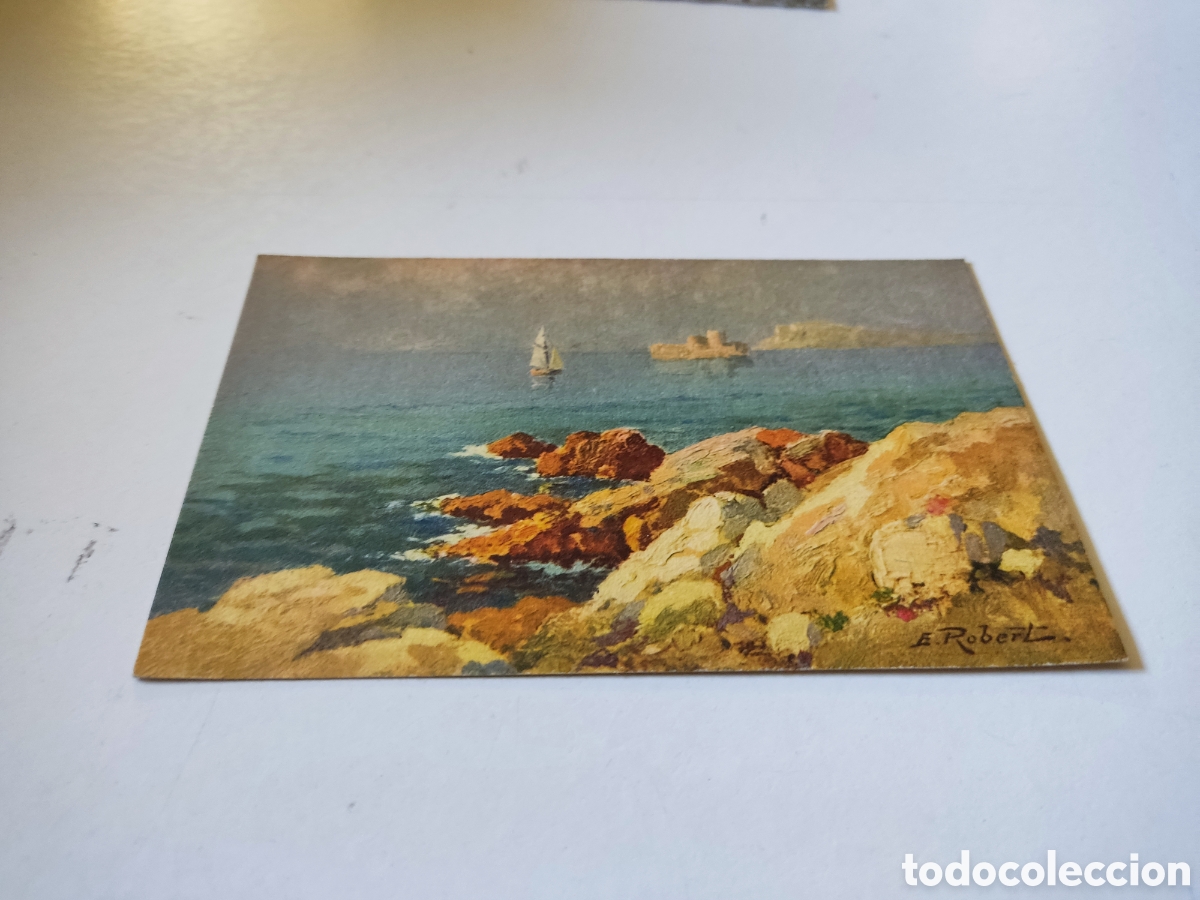 Cartes Postales: Postal antigua de Paco Vilaldro a Lorenzo Lamarca, dise&ntilde;ador de joyas 1927