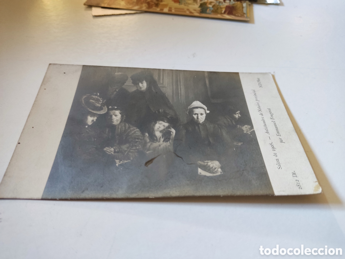 Cartes Postales: Postal antigua arte salon 1908