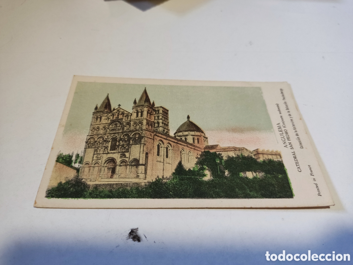 Cartes Postales: Postal antigua Las catedrales de Francia,Angulema