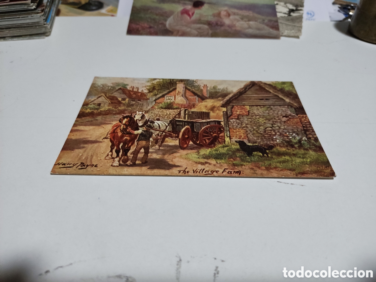 Cartes Postales: Postal antigua arte dibujo