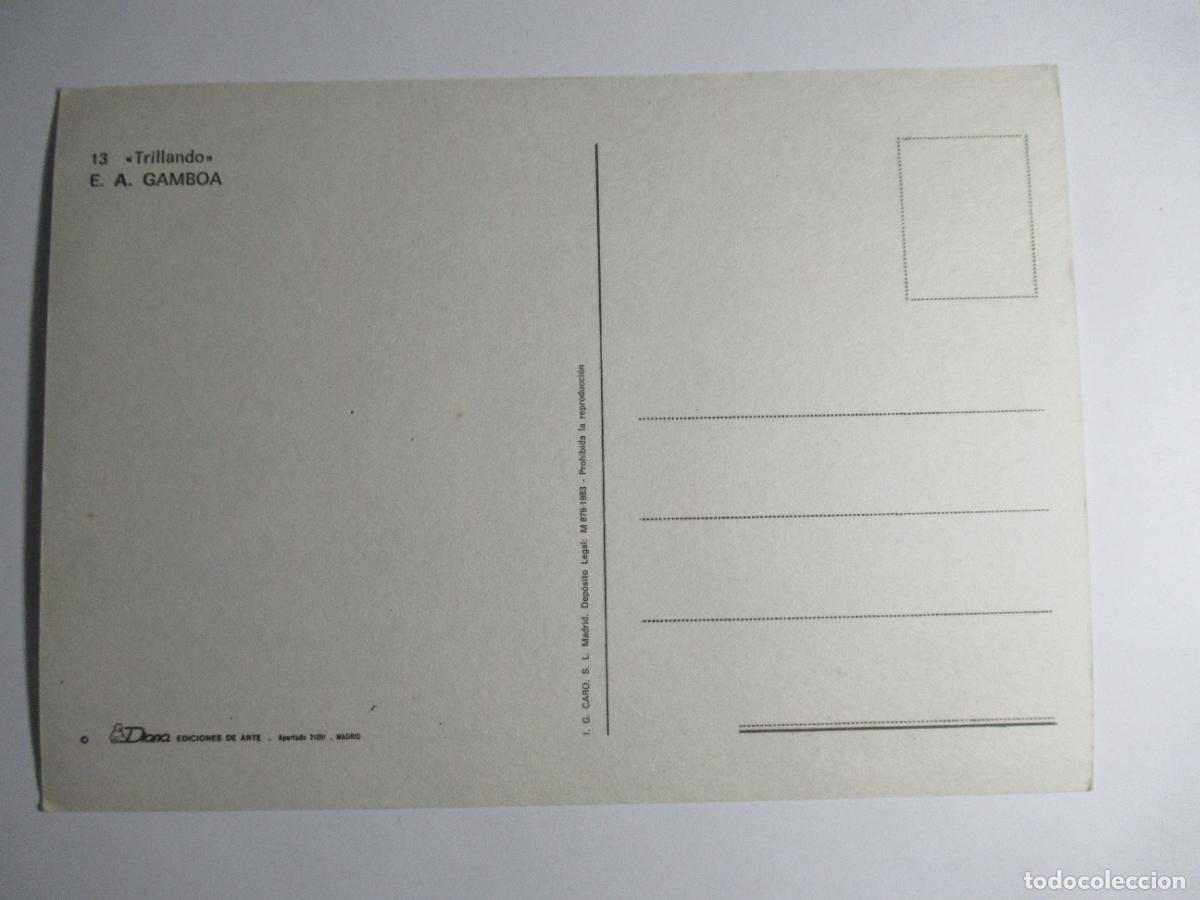 Postales: E.A. Gamboa - Trillando - Foto 2