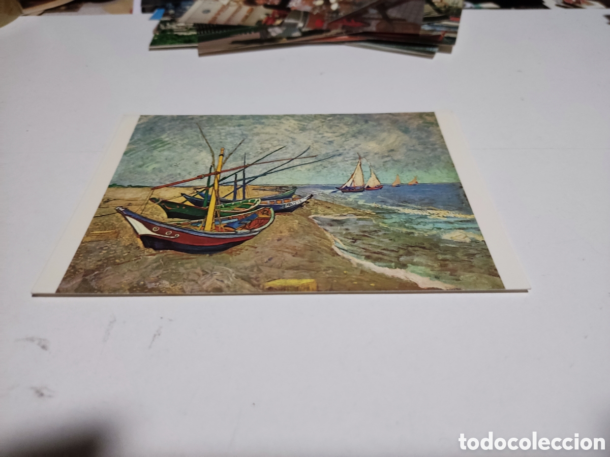 Postales: Postal Arte Vincent Van Gogh, barcas - Foto 1
