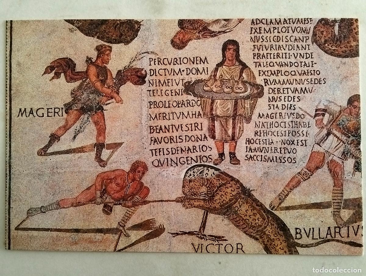 Cartes Postales: ESCENAS DEL ANFITEATRO, MUSEO DE SUSA, A&Ntilde;O 1997
