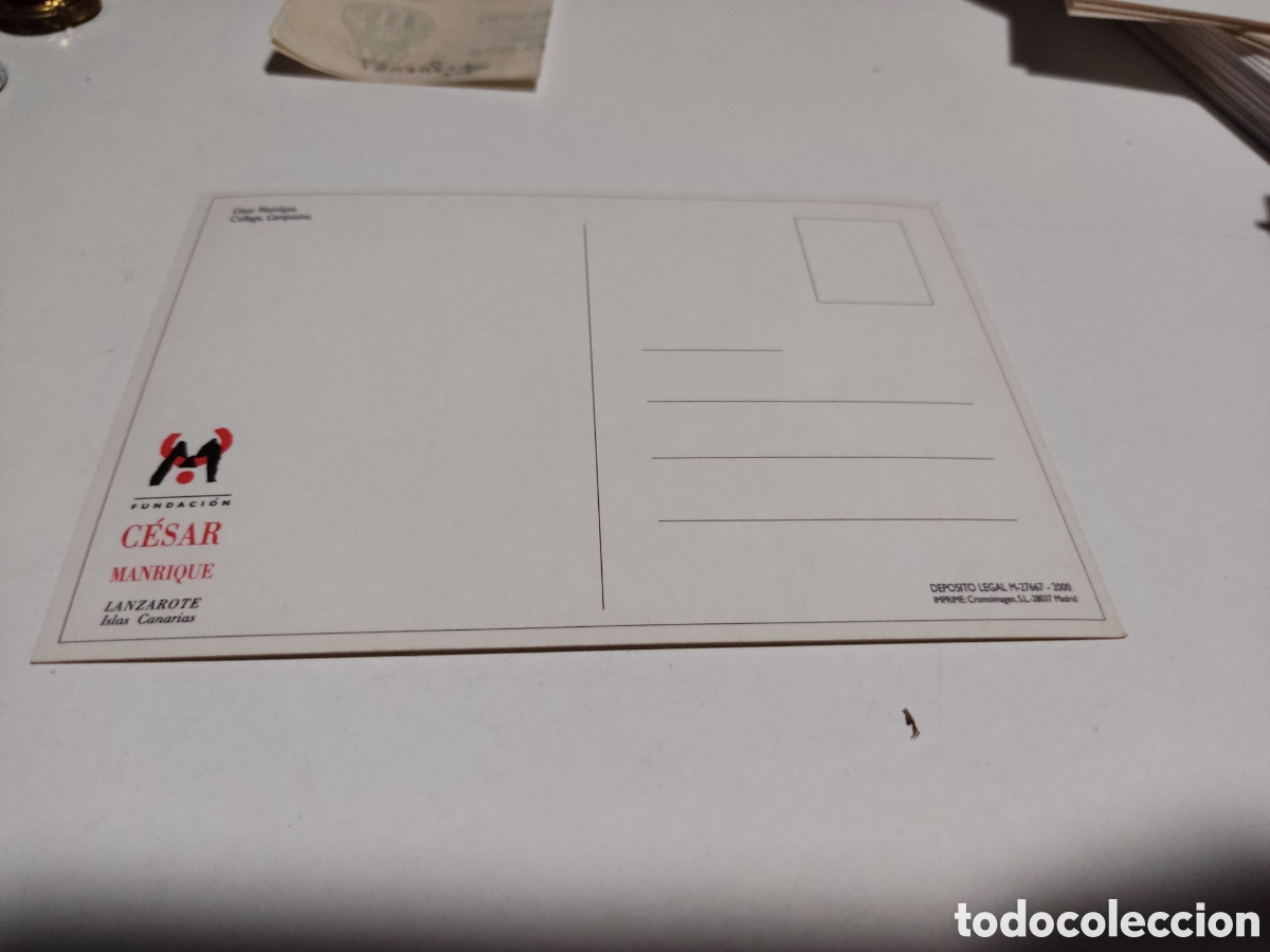Postales: Postal C&eacute;sar Manrique, fundaci&oacute;n, Lanzarote - Foto 2