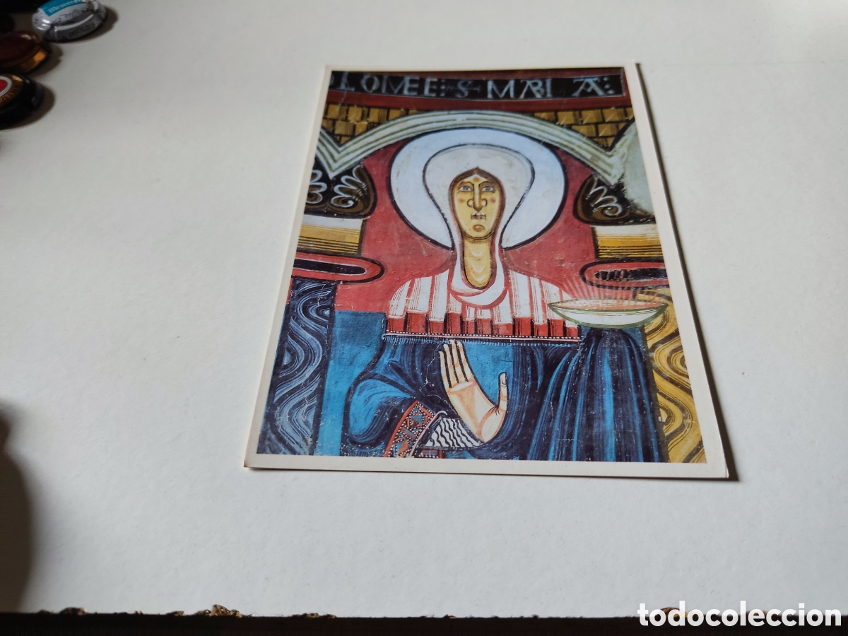 Cartes Postales: Postal detall de la Mare de Deu, Sant Climent de taull