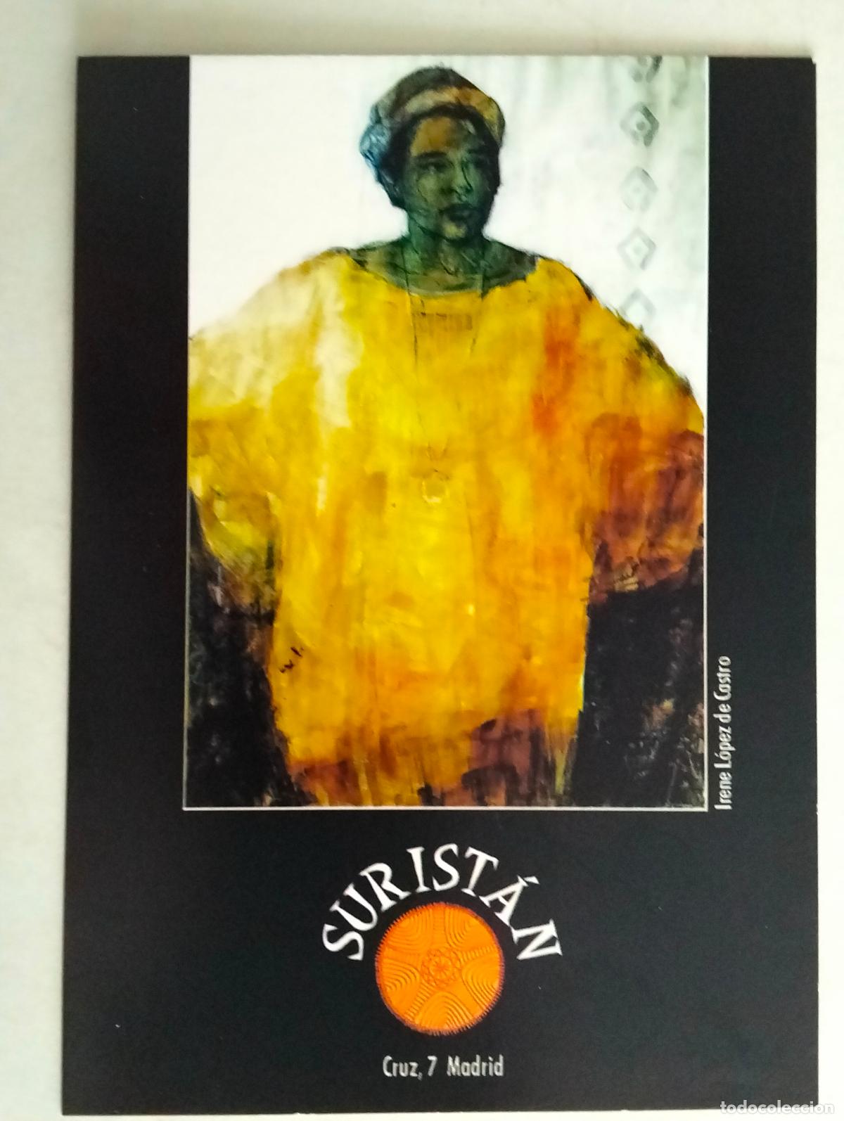 Postcards: POSTAL, PINTURA TECNICA MIXTA, MAIMUNA, IRENE LOPEZ DE CASTRO
