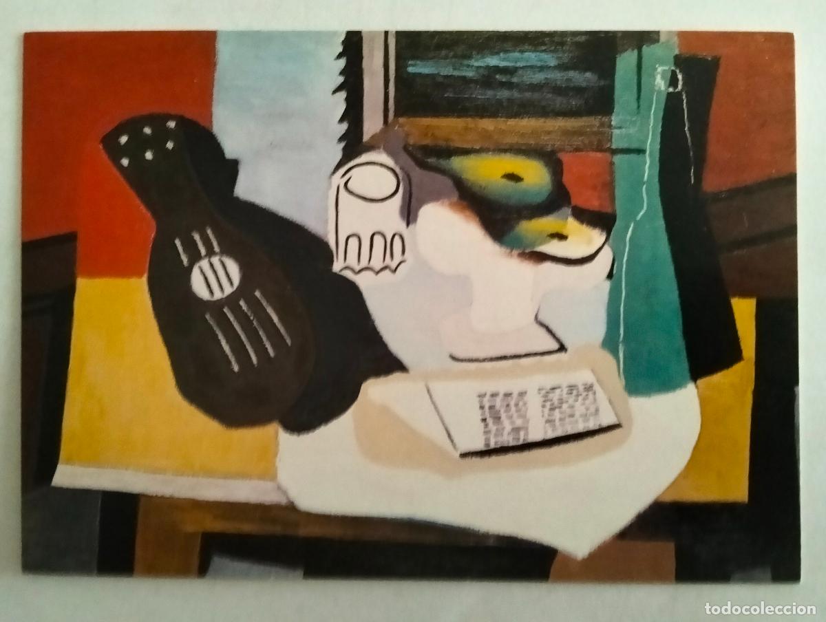 Postales: POSTAL, PABLO PICASSO, BODEG&Oacute;N CON GUITARRA - Foto 1