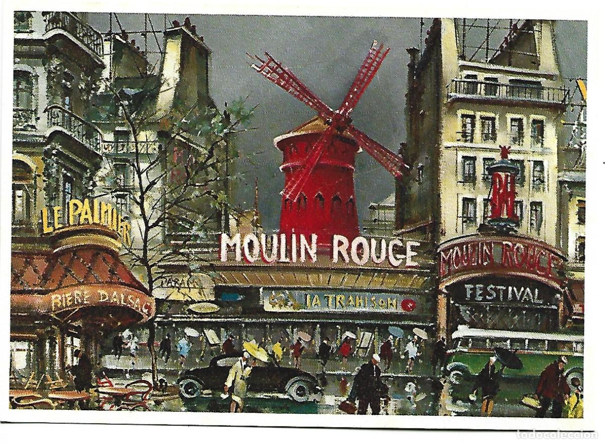 Postales: LE MOULIN ROUGE.- ( M. LEGENDRE ).- PARIS - Foto 1