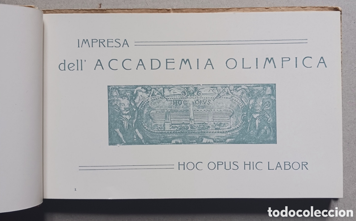 Postcards: VICENZA. Teatro ol&iacute;mpico. Bloc con 20 postales antiguas. 1924. Vell i Bell