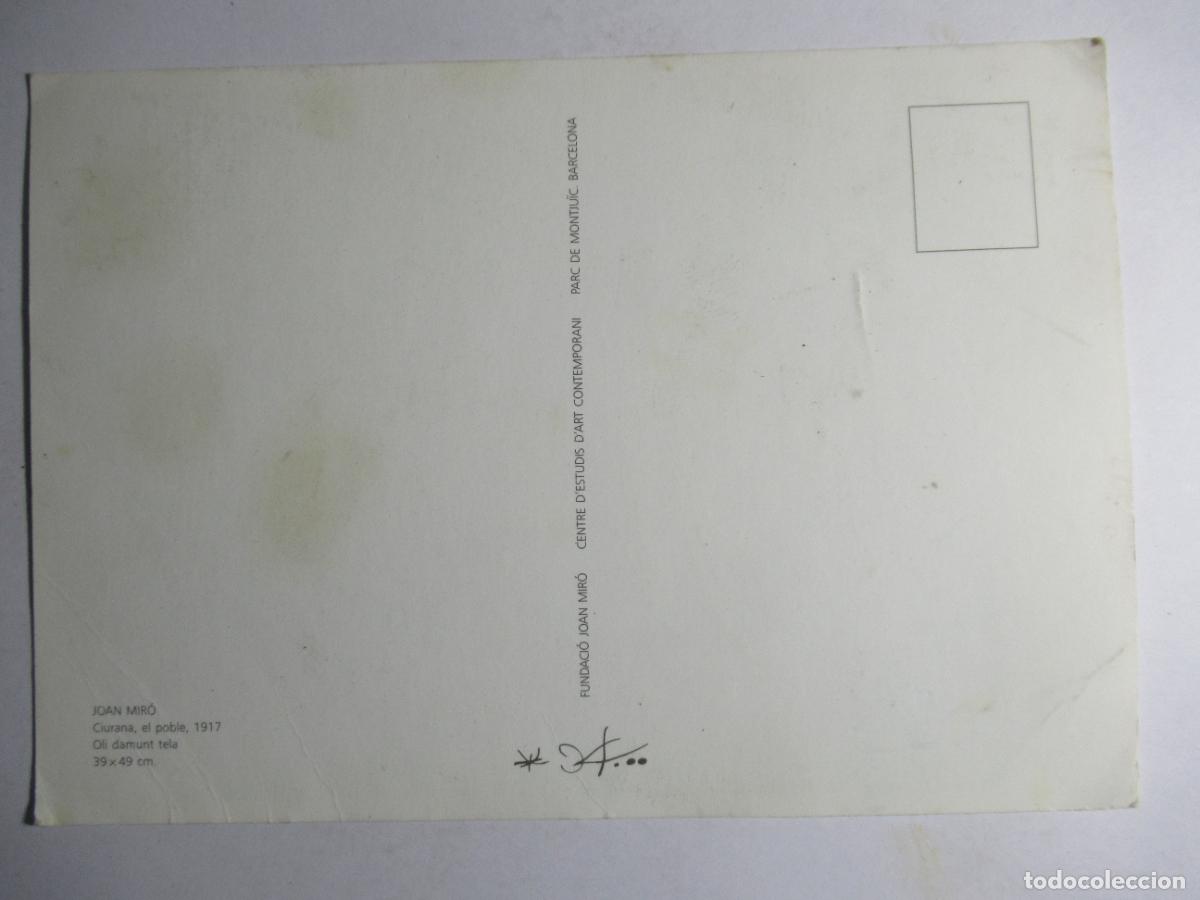 Postales: Joan Mir&oacute; - Ciurana. El Poble - Foto 2