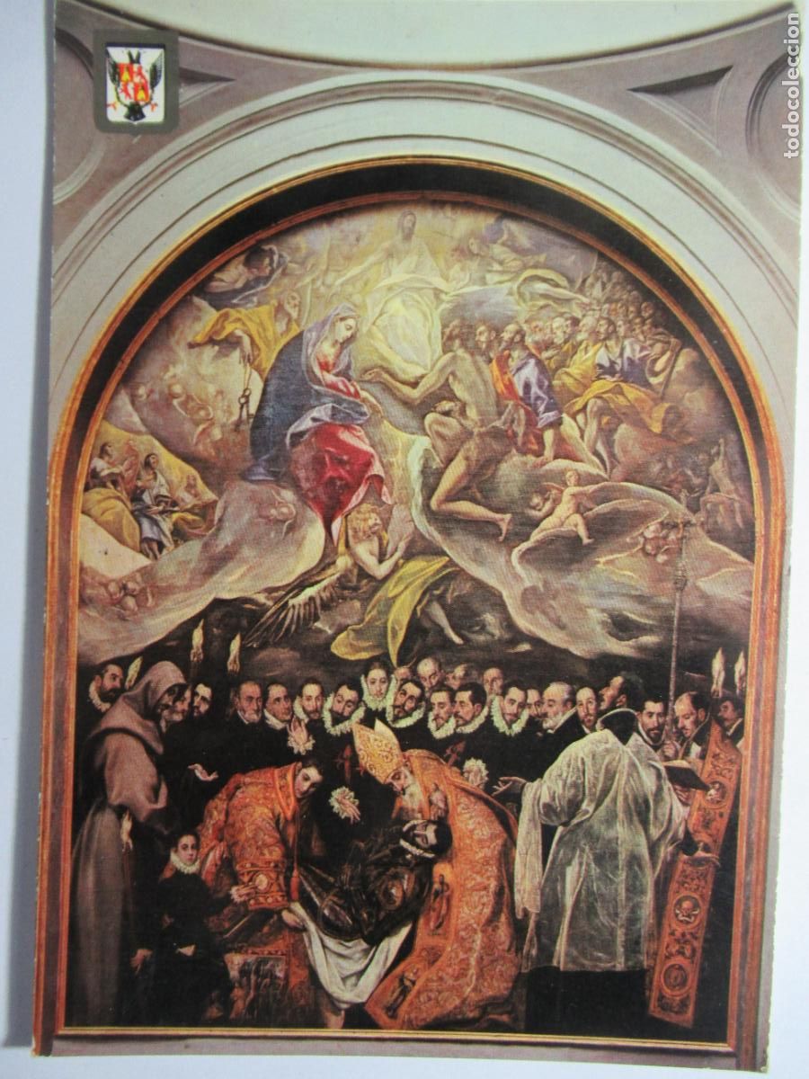 Postales: Toledo - Entierro del Conde de Orgaz - El Greco - Foto 1