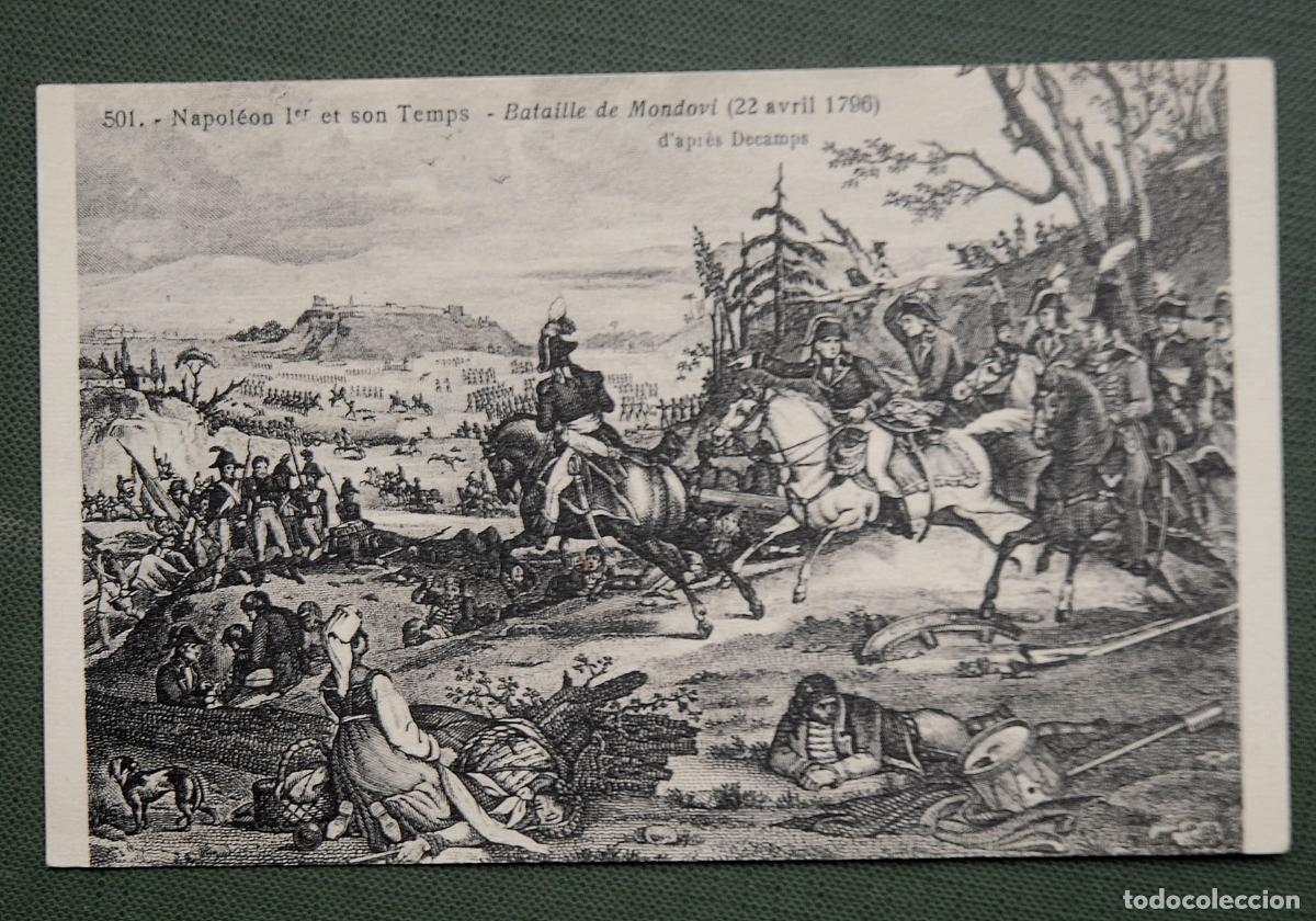 Postales: Antigua postal - 501.- NAPOLEON 1&ordm; ET SON TEMPS - BATAILLE DE MONDOVI (22 AVRIL 1796) - DECAMPS