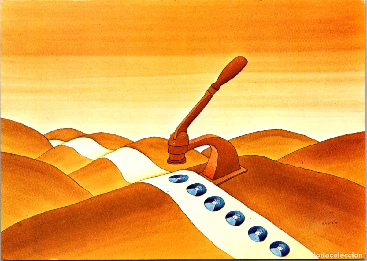 Postkarten: Folon - Day after day - 1970 - Alice Editions, Italy - Postal - 150x106mm