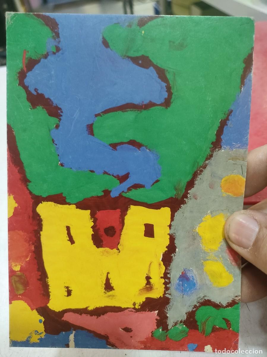 Postkarten: Postal Painting by MATTHEW CLARKE Age 5 S/C esquinas pel&iacute;n tocada