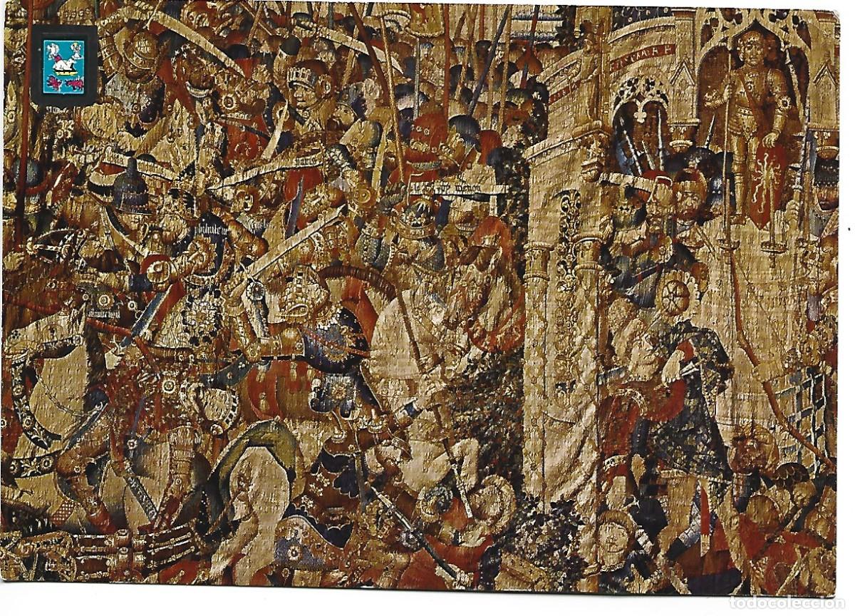 Postales: MUERTE DE TROILO Y DE AQUILES (TAPIZ).- CATEDRAL.- ZAMORA