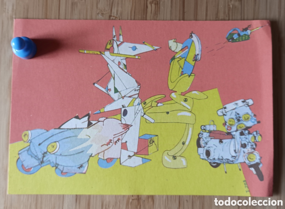 Postcards: Postal THERRY JOB 1983. CON DIBUJO ORIGINAL Y DEDICADA Y FIRMADA EN EL REVERSO