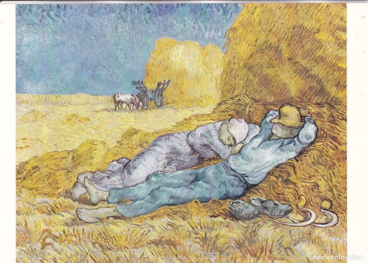 Postales: POSTAL DE LA OBRA DE V.VAN GOGH, LA M&Eacute;RIDIENNE (1889) &ndash; EDITION HAZAN &ndash; S/C