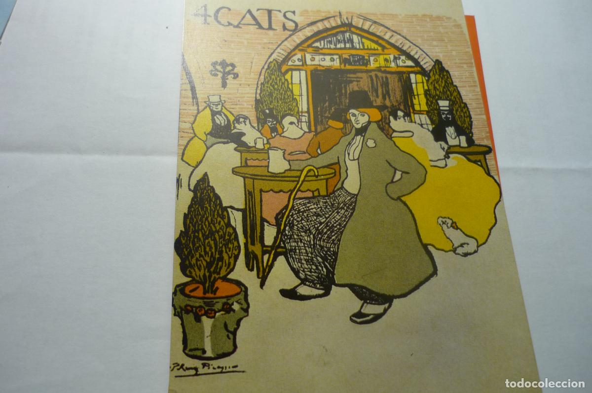 Cartes Postales: postal cartel picasso 4 gats