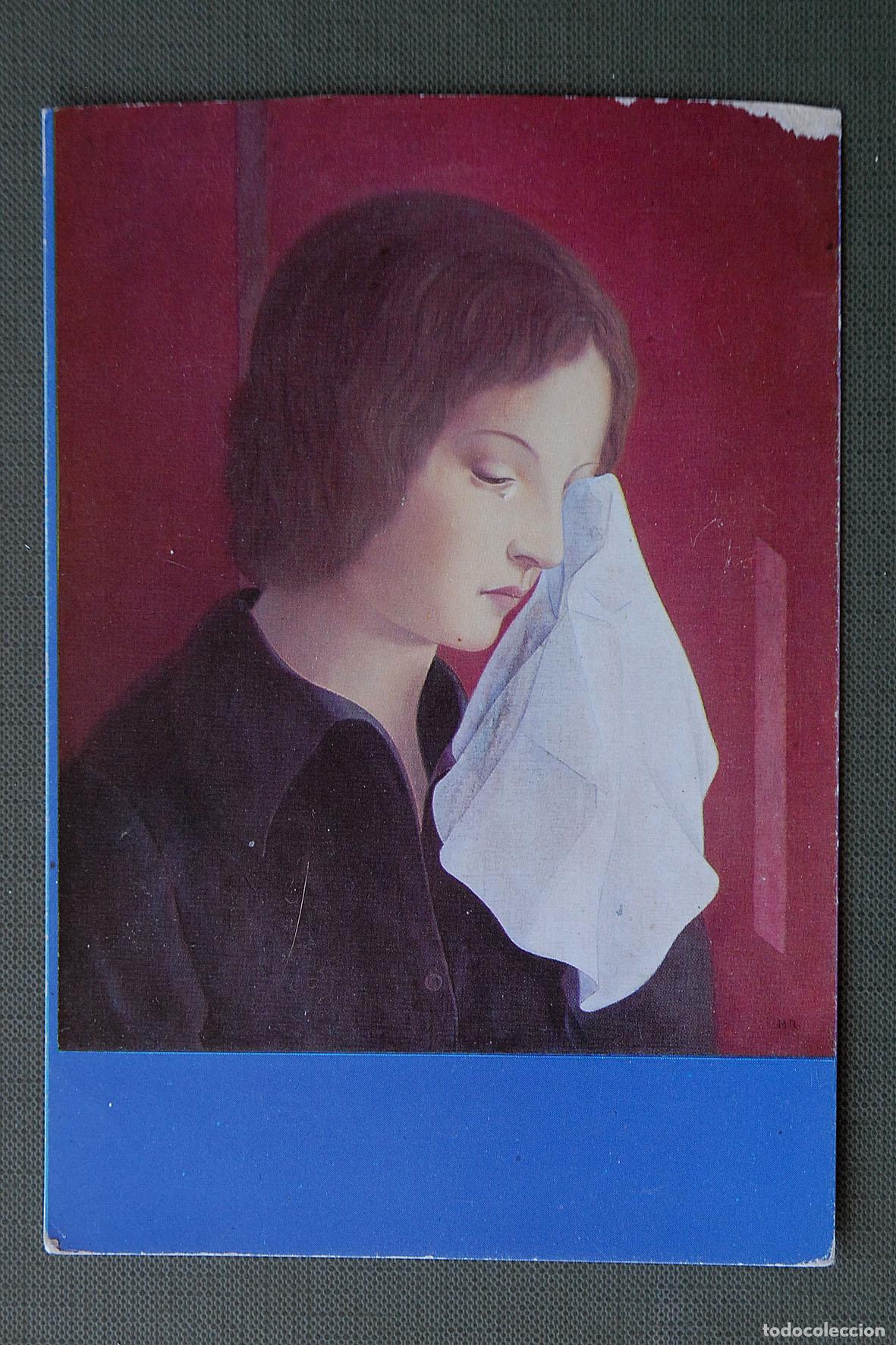 Cartes Postales: Postal MART&Iacute;N RIGO - MUJER LLORANDO - Ediciones L Z M