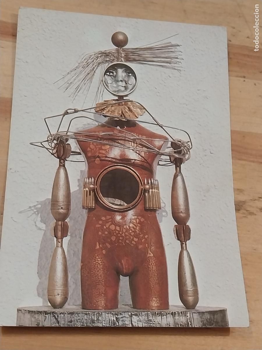 Postcards: COOMONTE JOSE LUIS GUERRILLERO 1973 ESCULTURA MADERA POSTAL SIN CIRCULAR