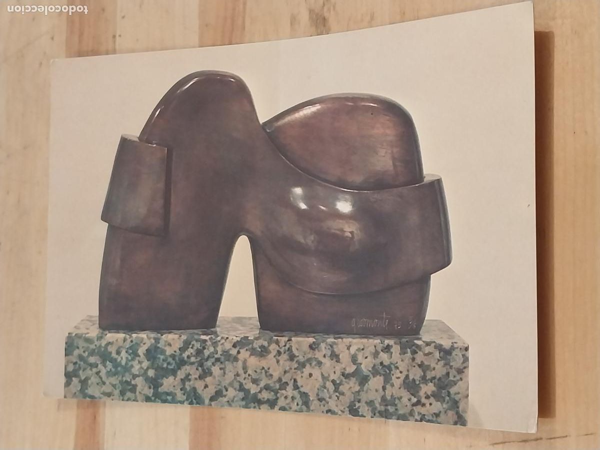 Postcards: COOMONTE JOSE LUIS MOVIL ABRAZO 1975 ESCULTURA BRONCE POSTAL SIN CIRCULAR
