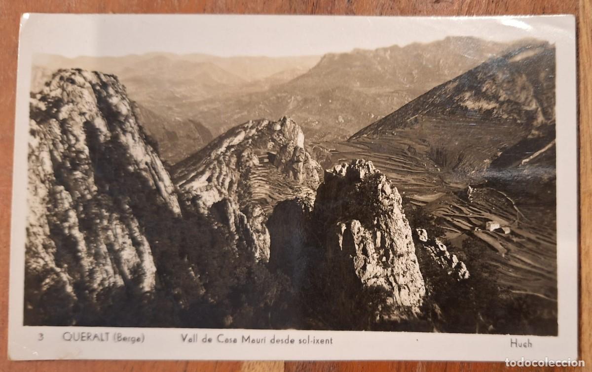 Postcards: P.17 - Queralt (Bergad&agrave;) - 1943 - Postal Fotogr&aacute;fica Sellada y circulada con manuscrito