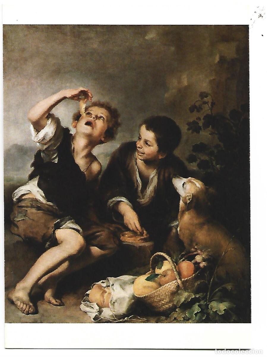 Postcards: &rdquo;LOS COMEDORES DE PASTA, PATE Y PASTELES &rdquo;.- (BARTOLOME ESTEBAN MURILLO).- COLECCIONES DE MUNICH