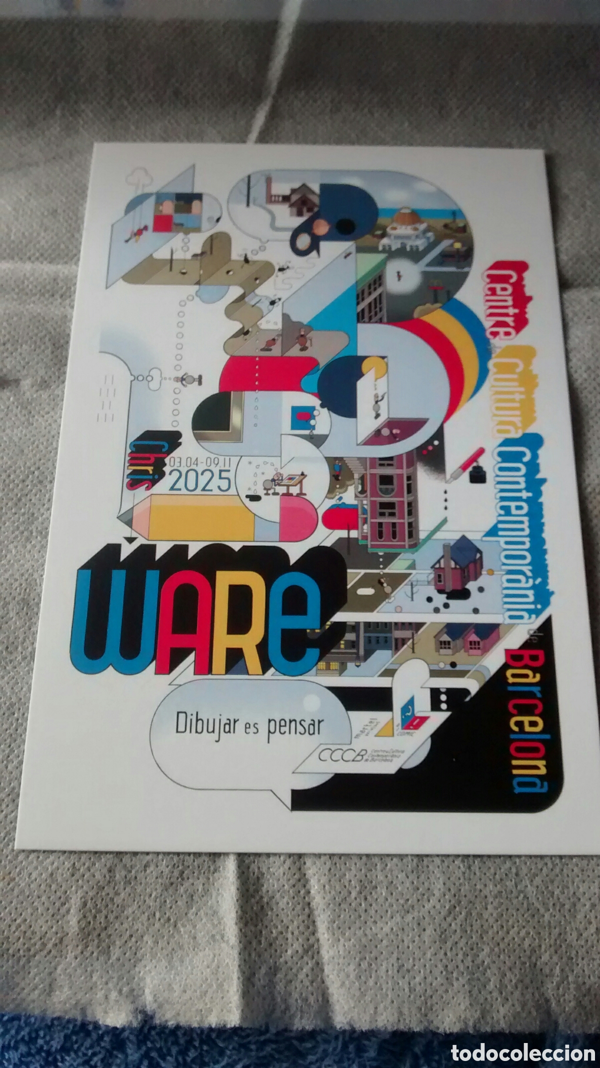 Postcards: SIMIL POSTAL CHRIS WARE. DIBUJAR ES PENSAR. CCCB