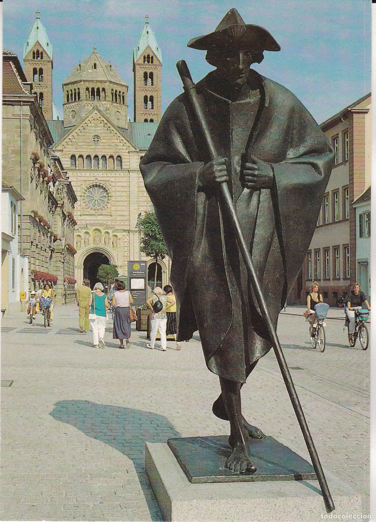 Postcards: POSTAL DE LA OBRA DE MARTIN MAYER &ndash; LOS PEREGRINOS DE SPEYER DE JAMES &ndash; ESCRITA