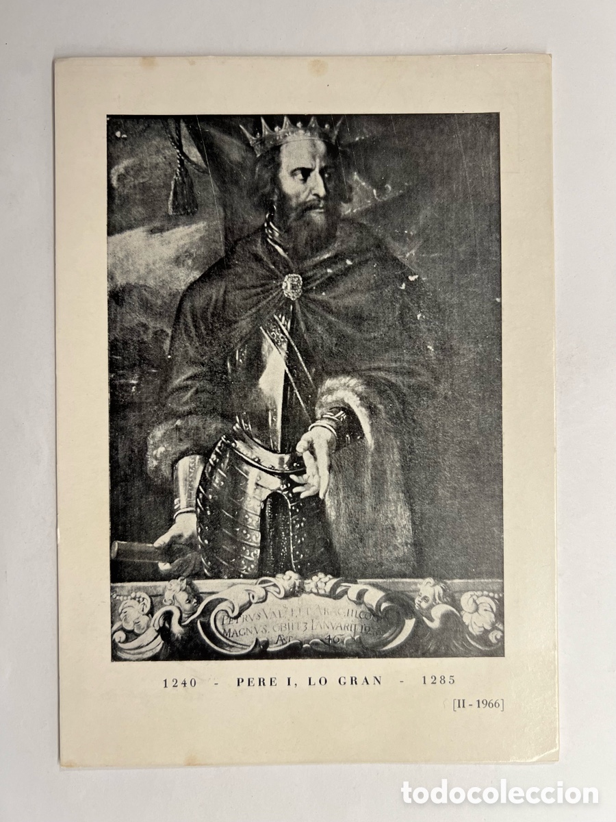 Postcards: Pedro I el Grande de Valencia. Sal&oacute;n de los Reyes del Palacio de la Generalitat Valenciana