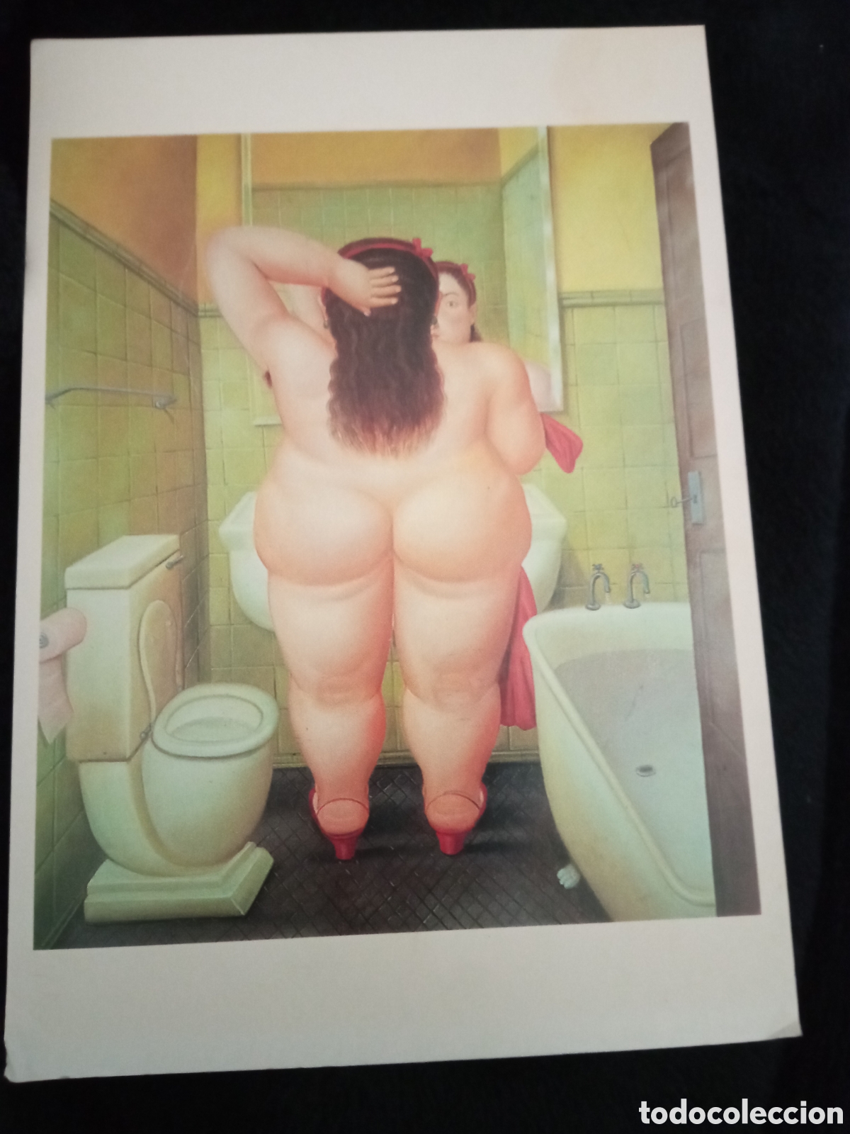 Postales: Postal, Cuadro de Pedro Botero - Foto 1