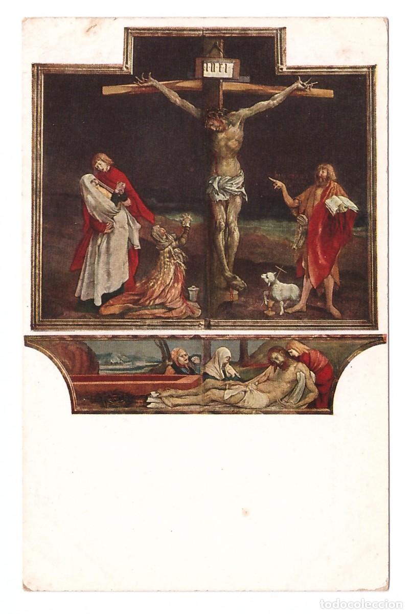 Postais: Matthias Gr&uuml;newald - Isenheimer Altar &bull; Die Kreuzigung - Die Predella