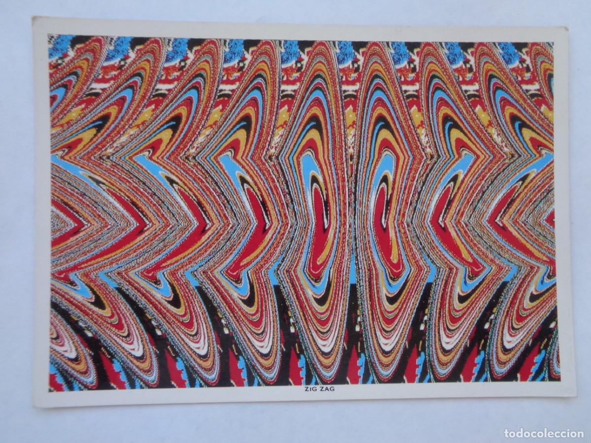 Postais: POSTAL 3D ILUSION OPTICA : ZIG ZAG