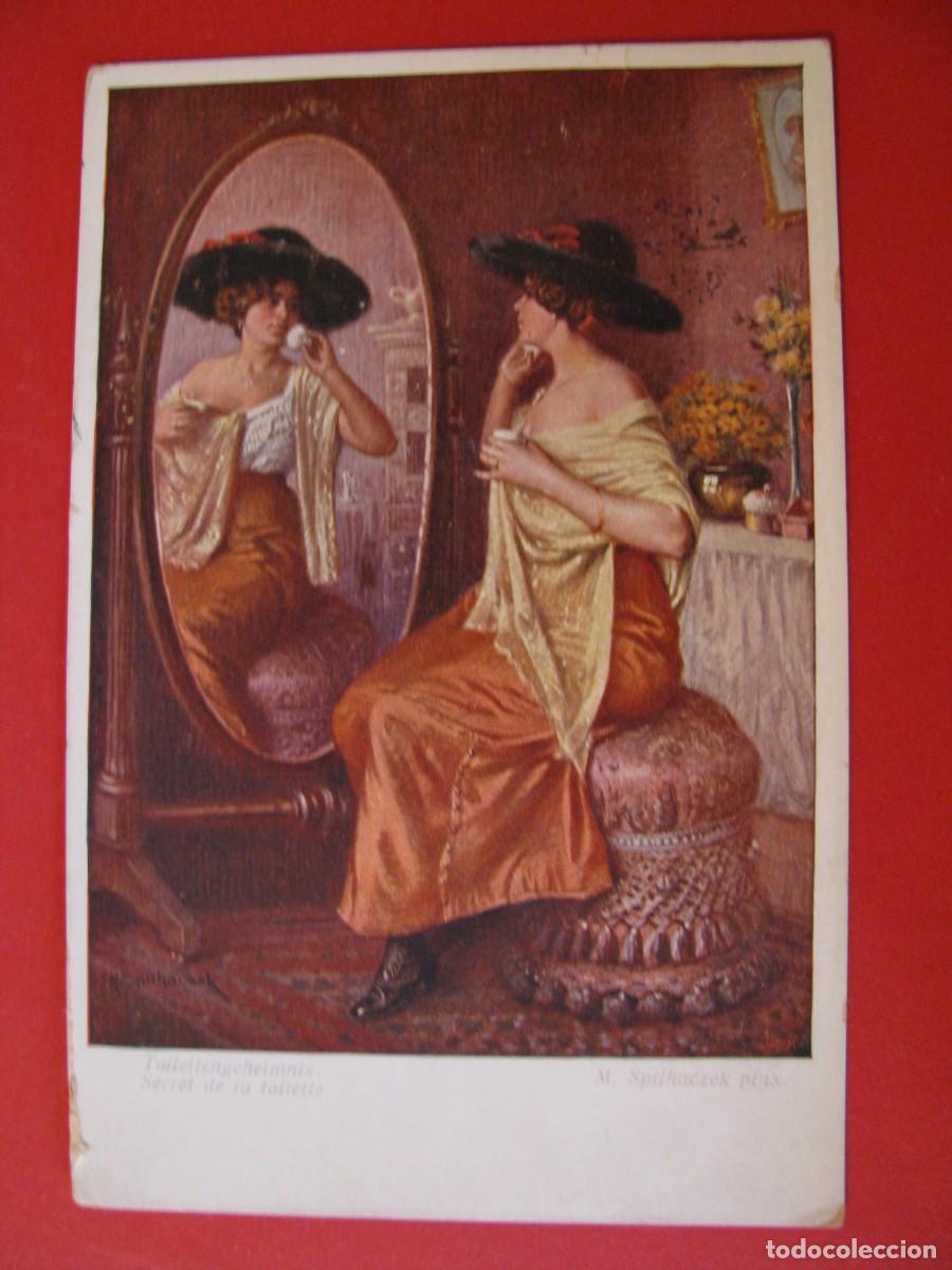 Postais: ANTIGUA POSTAL DE OBRA DE M. SPILHACZEK. CIRCULADA 1916.